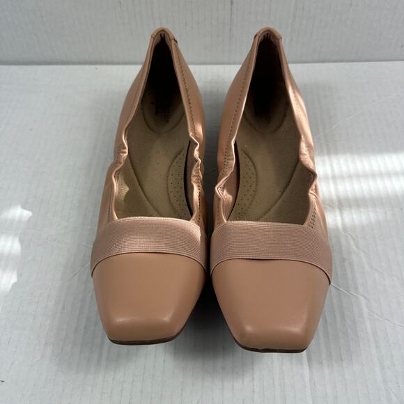 Clarks Collection Tilmont Slip Ballet Shoes Dark Blush Womens size 9M - Picture 3 of 6